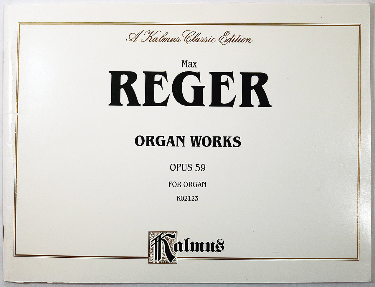 Reger: Organ Works, Op. 59
