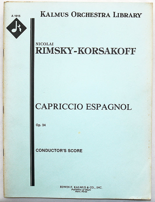 Rimsky-Korsakov: Capriccio Espagnol, Op. 34 (Full Score)