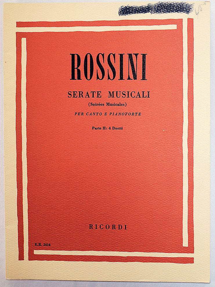Rossini: Serate Musicali (Vocal Duet)