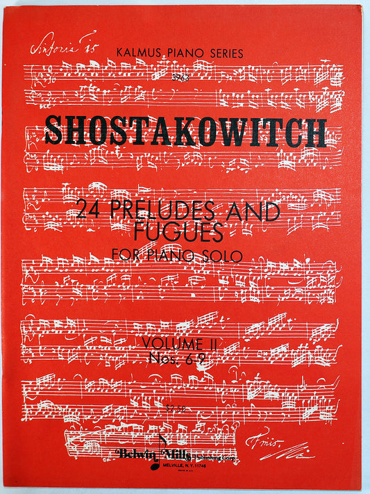 Shostakovich: 24 Preludes and Fugues for Piano Solo, Volume III (Nos. 6-9)