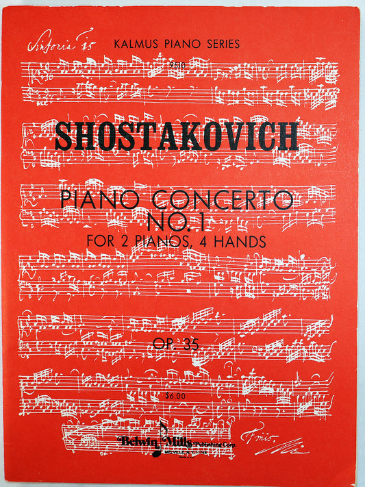Shostakovich: Piano Concerto No. 1 for 2 Pianos, 4 Hands, Op. 35