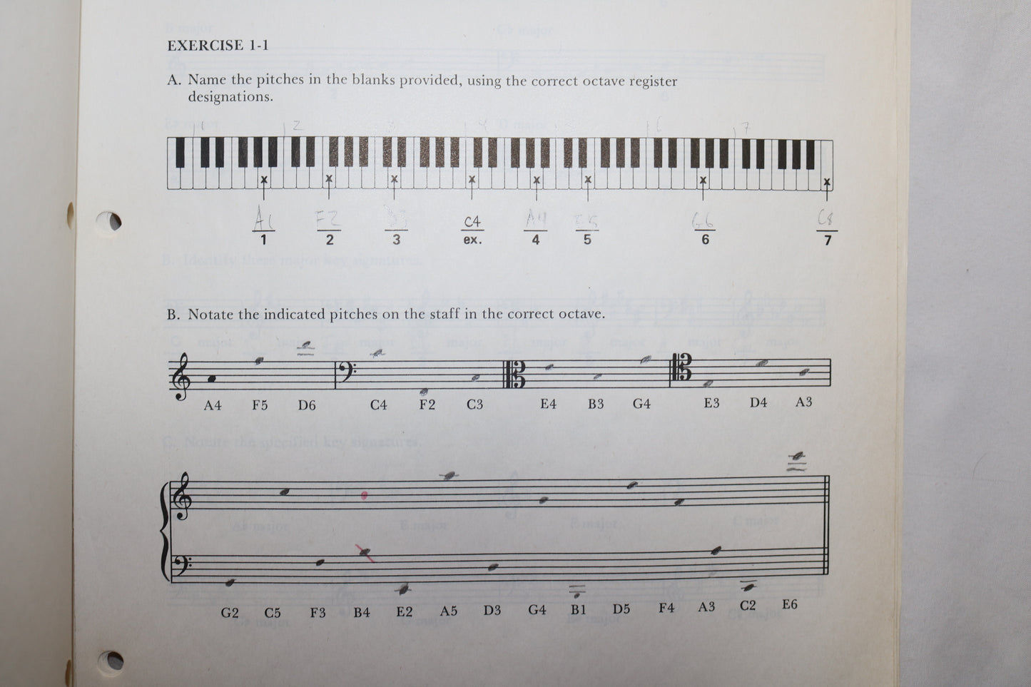 Workbook for Tonal Harmony with an Introduction to Twentieth Century Music (Third Edition)