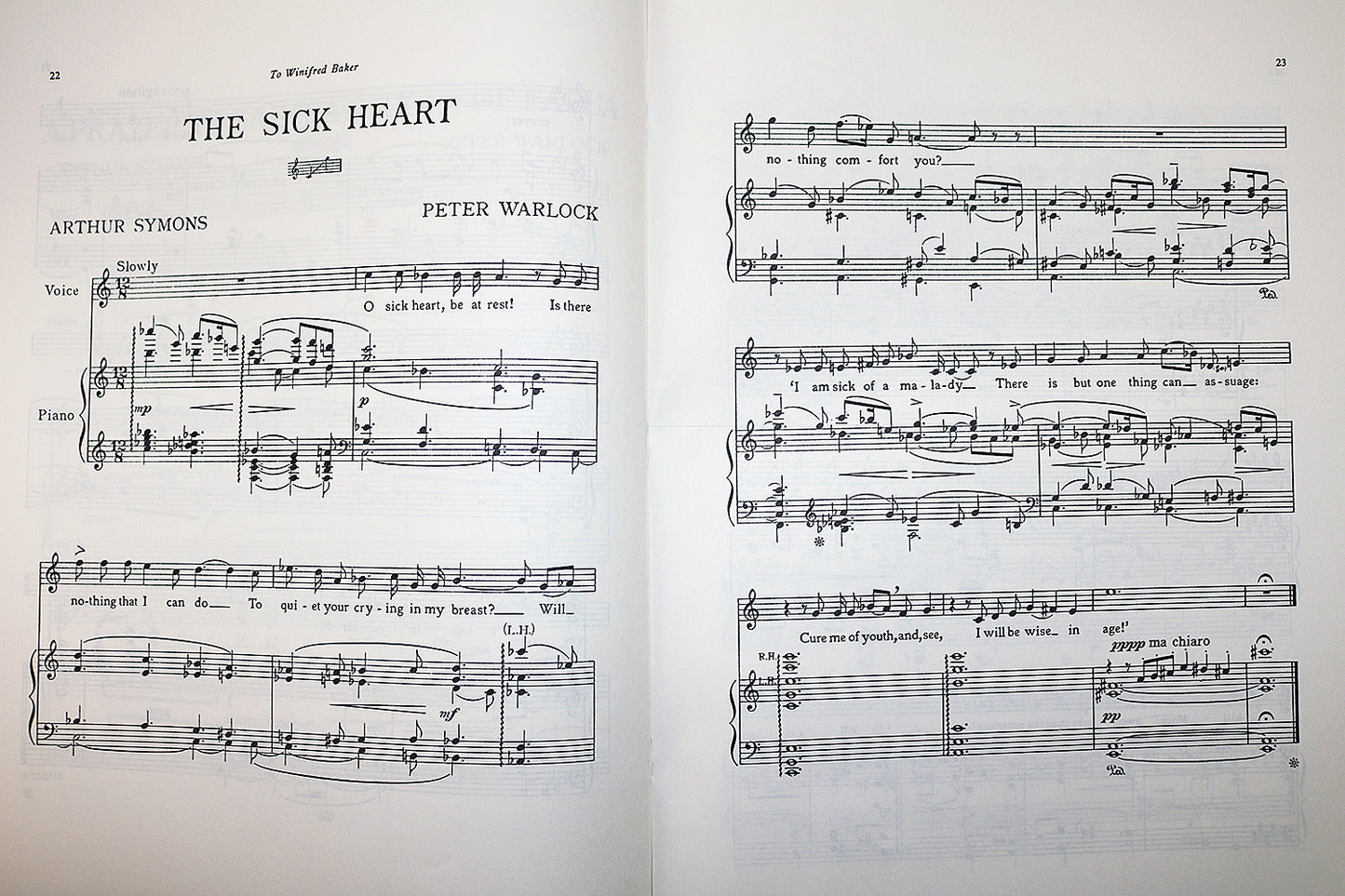 Warlock: Collected Songs, Volume IV - Songs to Later Poets for Voice and Piano